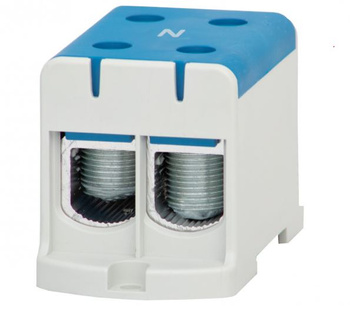 Złączka szynowa 2-torowa 2 x  2 x 150 mm2  Al/Cu niebieska ZU F-Elektro F2.0300