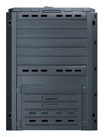 Kompostownik plastykowy antracytowy 280L COMPOGREEN WOODY IKL280-S433
