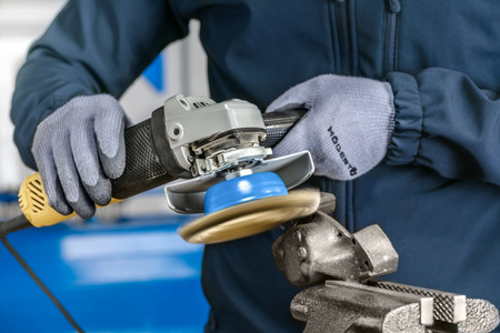 Rękawice robocze 8 bawełniane z powłoką lateksową HT5K208