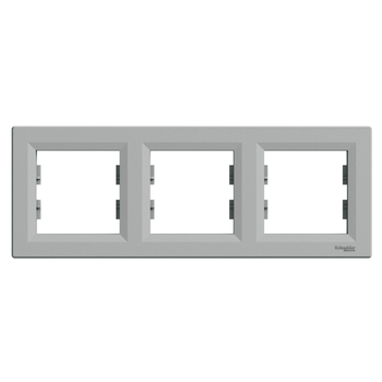 Ramka 3-krotna aluminium Asfora EPH5800361 Schneider