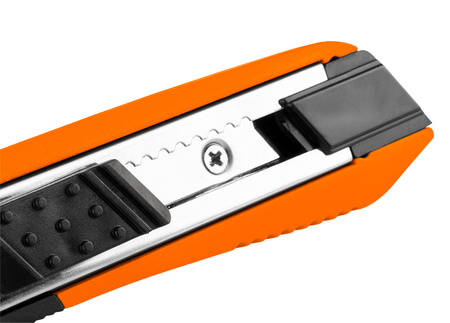 Nóż z ostrzem łamanym 18 mm gumowane wykończenie NEO 63-060