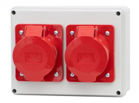 Rozdzielnia zasilająca R-190 gniazda 2x32A 5p F-elektro F3.0124