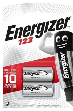 Bateria alkaiczna do aparatów CR123 3V Energizer  opk=2szt