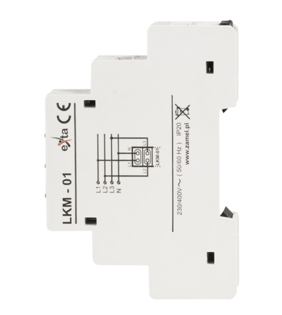 Lampka modułowa czerwona/zielona/żółta 230-400V AC LKM-01-40 EXT10000039