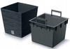 Doniczka z wkładem antracytowa FURU Square Low DFS300-S433