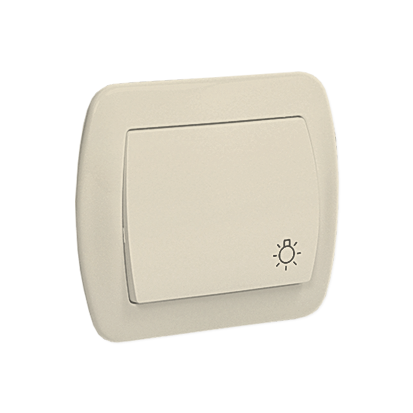 Przycisk światło beżowy AKORD AS1/12 Kontakt-Simon