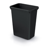 Kosz na śmieci bez pokrywy czarny 10L SYSTEMA BASICA Keden NKS10B-S411