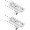 Przedłużacz biały 4-gniazda z/u 7m OMY 3x1 Elgotech EPS-407