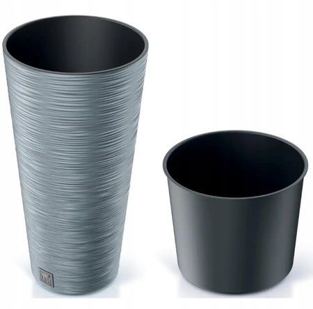 Doniczka z wkładem beton Furu Slim DFRH300-422U