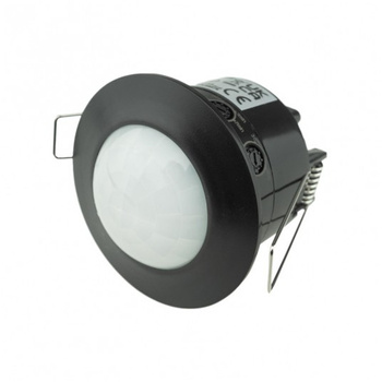 Czujnik ruchu podtynkowy czarny 360st. PIR CP-9C EC20337 ECO