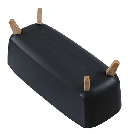Doniczka na nóżkach antracytowa Gracia Case DGCL600-S433