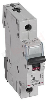 Wyłacznik nadprądowy 1P C 6A Legrand 605606
