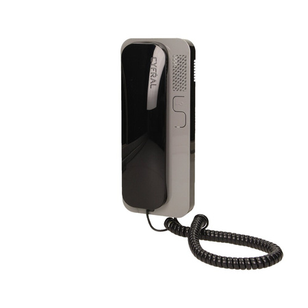 Unifon wielolokatorski do instalacji 4,5,6-żyłowych czarno-szary SMART 5P CYFRAL