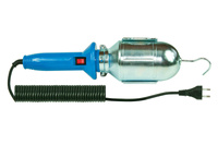 Oprawa warsztatowa z kabel 10m gumowym niebieska E27 Pawbol D.3032G