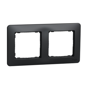 Ramka 2-krotna czarny antracyt Sedna Design SDD314802 Schneider