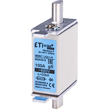 Wkładka bezpiecznikowa NH000 125A gR 690V M00CUQ U-N 004331029