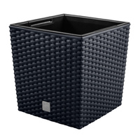 Doniczka niska z wkładem antracytowa RATO SQUARE DRTS200-S433