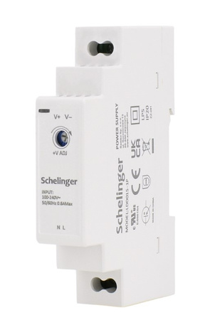 Zasilacz na szynę DIN TH-35 24V DC 15W  Bemko A21-LDD015-1P-24V