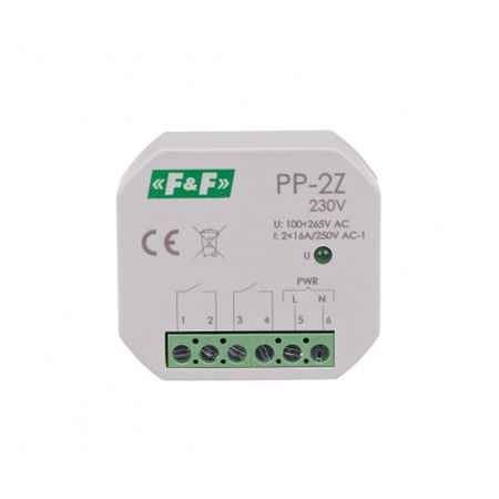 Przekaźnik elektromagnetyczny 230V PP-2Z F&F