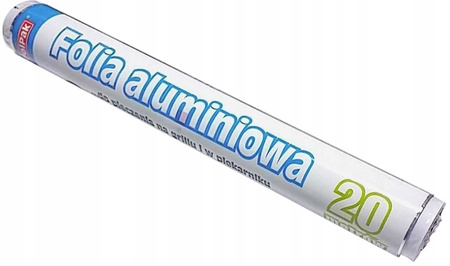 Folia aluminiowa spożywcza do pieczenia rolka 20m
