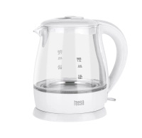 Czajnik elektryczny szklany biały 1 L 1650 W TEESA TSA1030