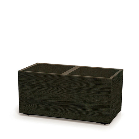 Doniczka na kółkach kawa Madera Case ECO Wood Prosperplast DMA800W-4625W