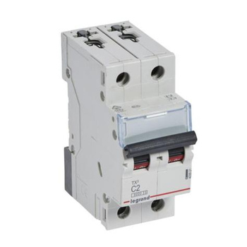 Wyłącznik nadprądowy 2P C 2A TX3 Legrand 403521