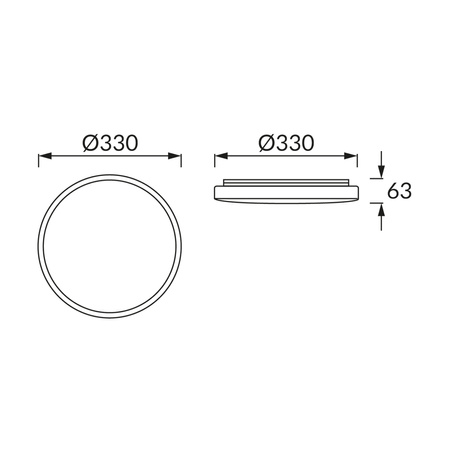 Plafon okrągły biały z czujnikiem ruchu SOLA LED C SLIM MVS 24W 1625lm 4000K IP44 Ideus 03756