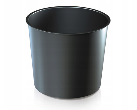 Doniczka wysoka z wkładem antracytowa TUBUS SLIM BETON EFFECT DTUS250E-S433