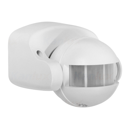 Czujnik ruchu biały 1000w 180st IP44 PIR ALER JQ-30-W Kanlux 460