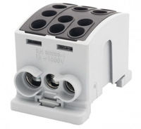 Złączka szynowa HLK 100A-3 (1x25,2x16 / 1x25,2x16) czarny F-Elektro F2.0360