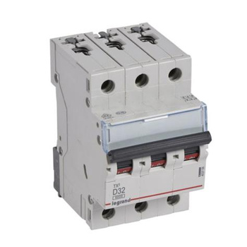 Wyłącznik nadprądowy 3P D 32A TX3 Legrand 403758