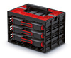 Organizer zamknięty 3- pojemniki TAGER CASE Kistenberg KTC40306S-S411