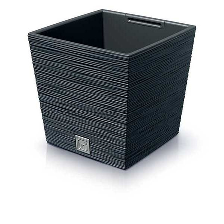 Doniczka z wkładem antracytowa FURU Square Low DFS300-S433