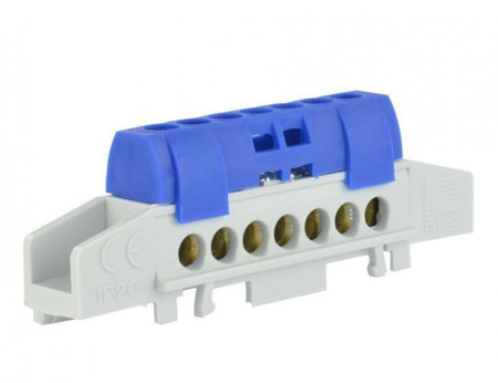 Listwa zaciskowa 7-torowa LZ 7/N IP20 Pawbol E.4170
