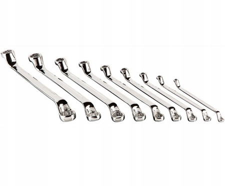 Zestaw kluczy oczkowych odgiętych 6-32 mm NEO 09-952 12 szt.