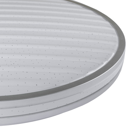 Plafon okrągły srebrny LED star sky 30W 2900lm 4000K IP20 GRILL VS-80039