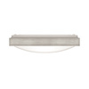 Plafon kwadratowy srebrny ALEX LED D 12W 840lm 4000K IP44 03243 Strühm