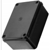 Puszka natynkowa hermetyczna czarna IP65 120 x 80 x 50mm bez dławic S-BOX 216C Pawbol