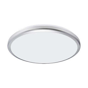 Plafon hermetyczny srebrny PLANAR LED 18W 1980lm 4000K Ideus 03839