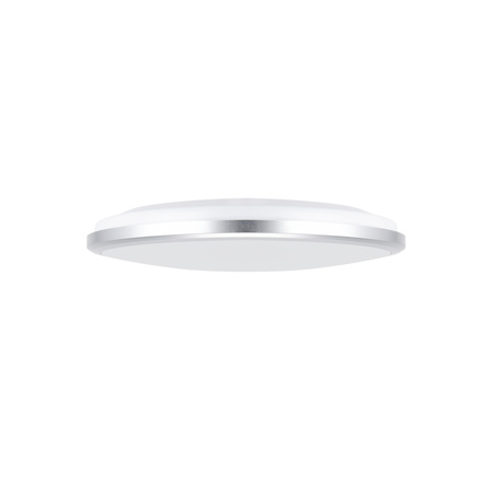 Plafon hermetyczny srebrny PLANAR LED 12W 1539lm 4000K Ideus 03838