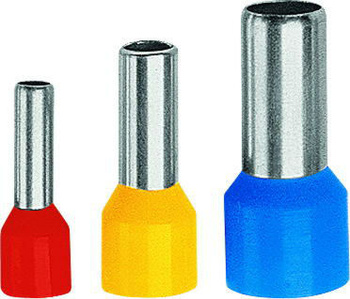Końcówka tulejkowa izolowana TE 10 12mm ERKO 100szt.