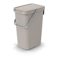 Kosz na śmieci z pokrywką jasny brąz 20L SYSTEMA Q COLLECT Keden NHW20-WG5C