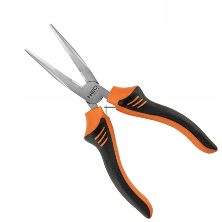 Szczypce wydłużone proste izolowane 180mm NEO 01-253