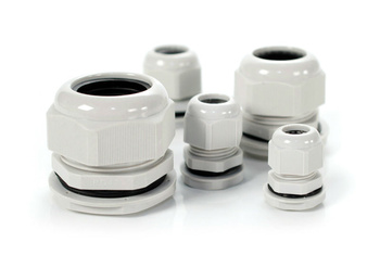 Dławica kablowa z przeciwnakrętką szara PG 42mm IP68 TRYTYT
