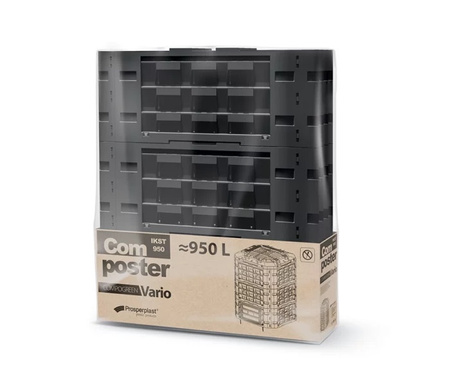 Kompostownik plastikowy czarny Compogreen Vario IKST950C-S411