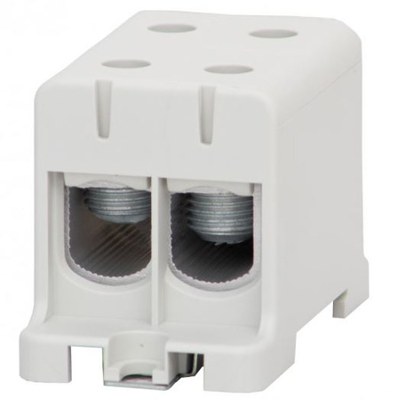 Złączka szynowa 2-torowa 2 x 2 x 95mm2 Al/Cu szara F-Elektro F2.0298