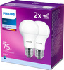 Żarówka LED 13W = 100W 1521lm 2700K E27 A60 2-pack Philips 929001234531