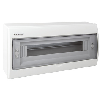 Rozdzielnia natynkowa modułowa 1 x 18-mod (N+PE) RN Fala IP40 7.7