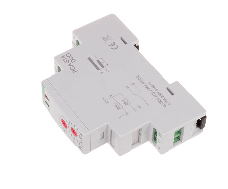Przekaźnik czasowy opóźnione wyłaczenie 1P 10A 0,1sek-576h 230V AC, 24V AC/DC F&F PCA-514DUO